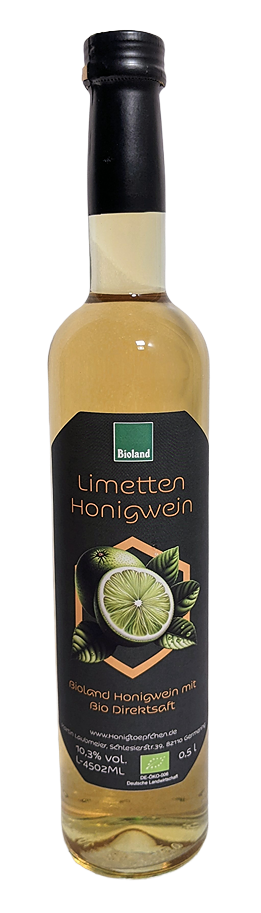 Honigwein Bio Limette 0,5l